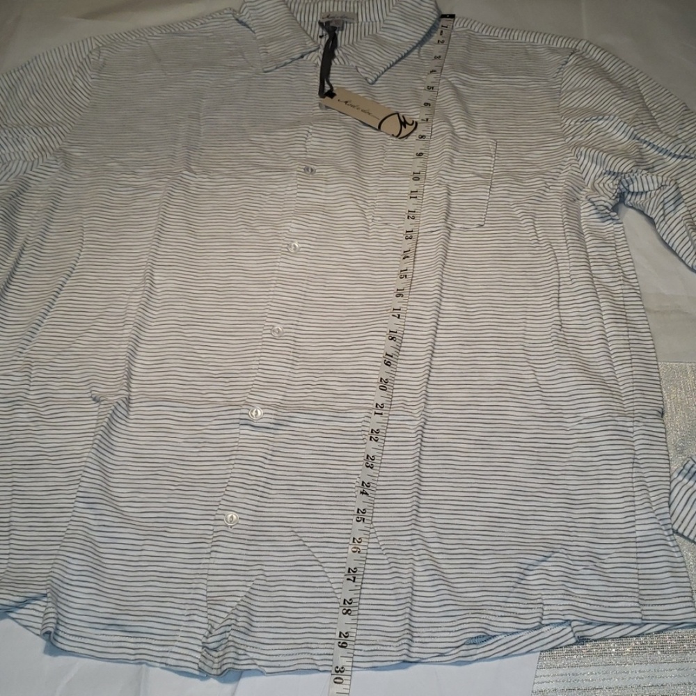MODODOC New Long Sleeve Knit Cotton Shirt Men's XXL NWT 🎉HP🎉 - Picture 8 of 9